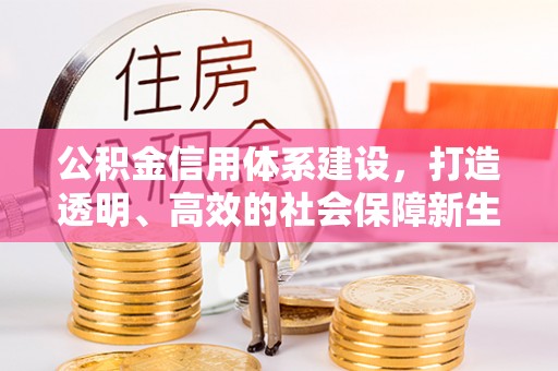 成都公积金信用体系建设，打造透明、高效的社会保障新生态