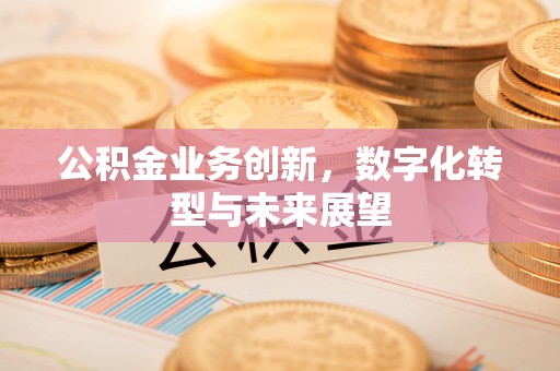 成都公积金业务创新，数字化转型与未来展望