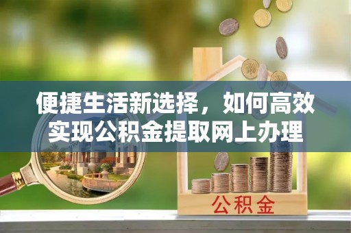 成都便捷生活新选择，如何高效实现公积金提取网上办理