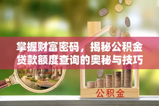 成都掌握财富密码，揭秘公积金贷款额度查询的奥秘与技巧